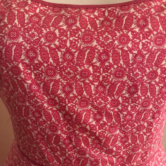A line sundress in pink and white - Picture 2 of 4
